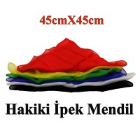 Hakiki ipek Mendil 45cm